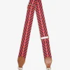 ELMS+KING Accent Strap - Red/Navy with Tan Tab
