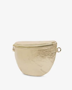 ELMS+KING Alamo Sling Bag - Light Gold Crinkle