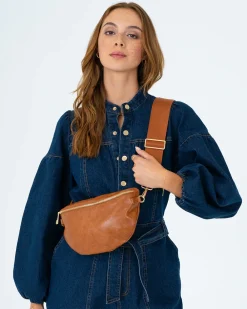 ELMS+KING Alamo Sling Bag - Tan Pebble