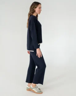 ELMS+KING Avalon Ribbed Pant - Navy