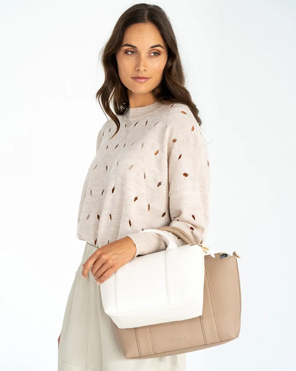 ELMS+KING Baby Messina Tote - Chalk