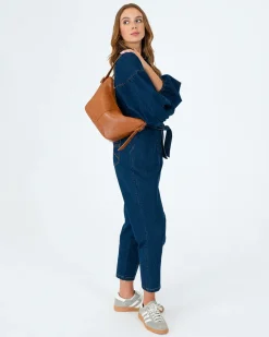 ELMS+KING Barton Shoulder Bag - Tan Pebble