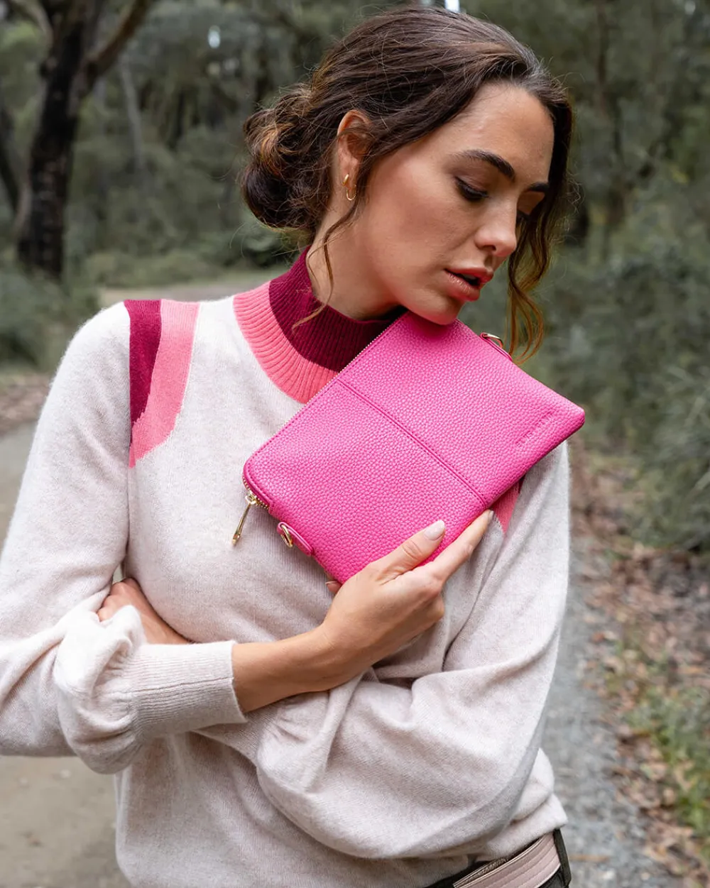 ELMS+KING Bowery Wallet - Fuschia