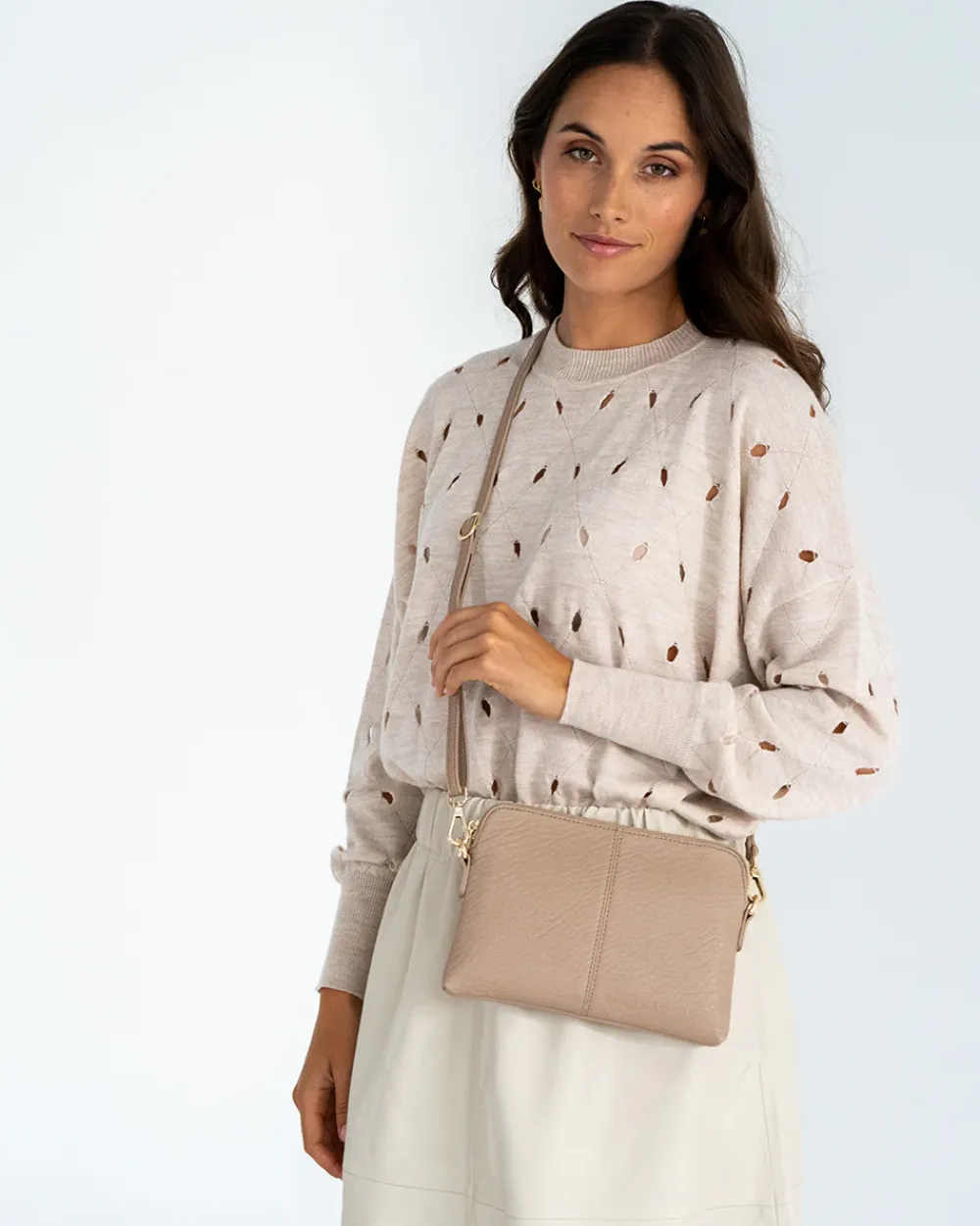 ELMS+KING Bowery Wallet - Latte