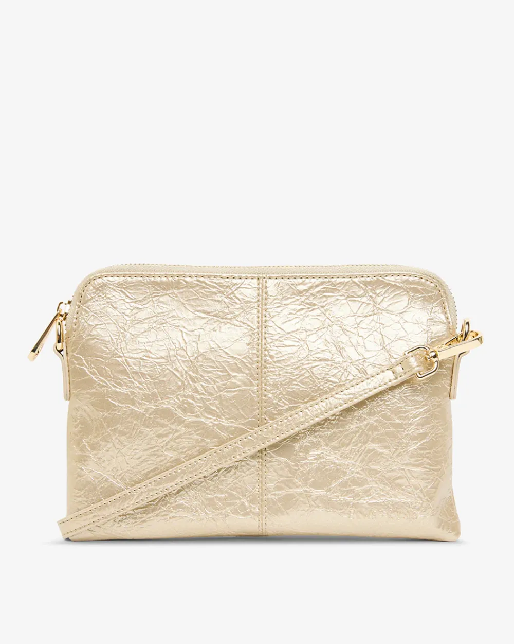 ELMS+KING Bowery Wallet - Light Gold Crinkle