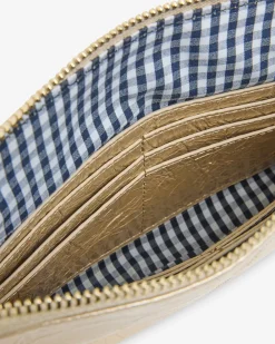 ELMS+KING Bowery Wallet - Light Gold Crinkle