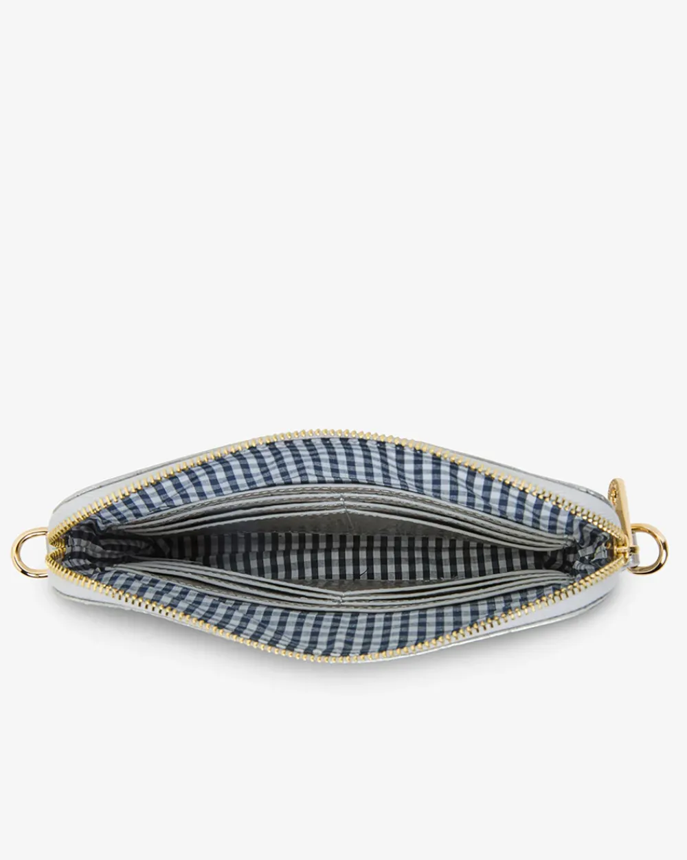 ELMS+KING Bowery Wallet - Silver Crinkle