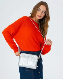 ELMS+KING Bowery Wallet - Silver Crinkle