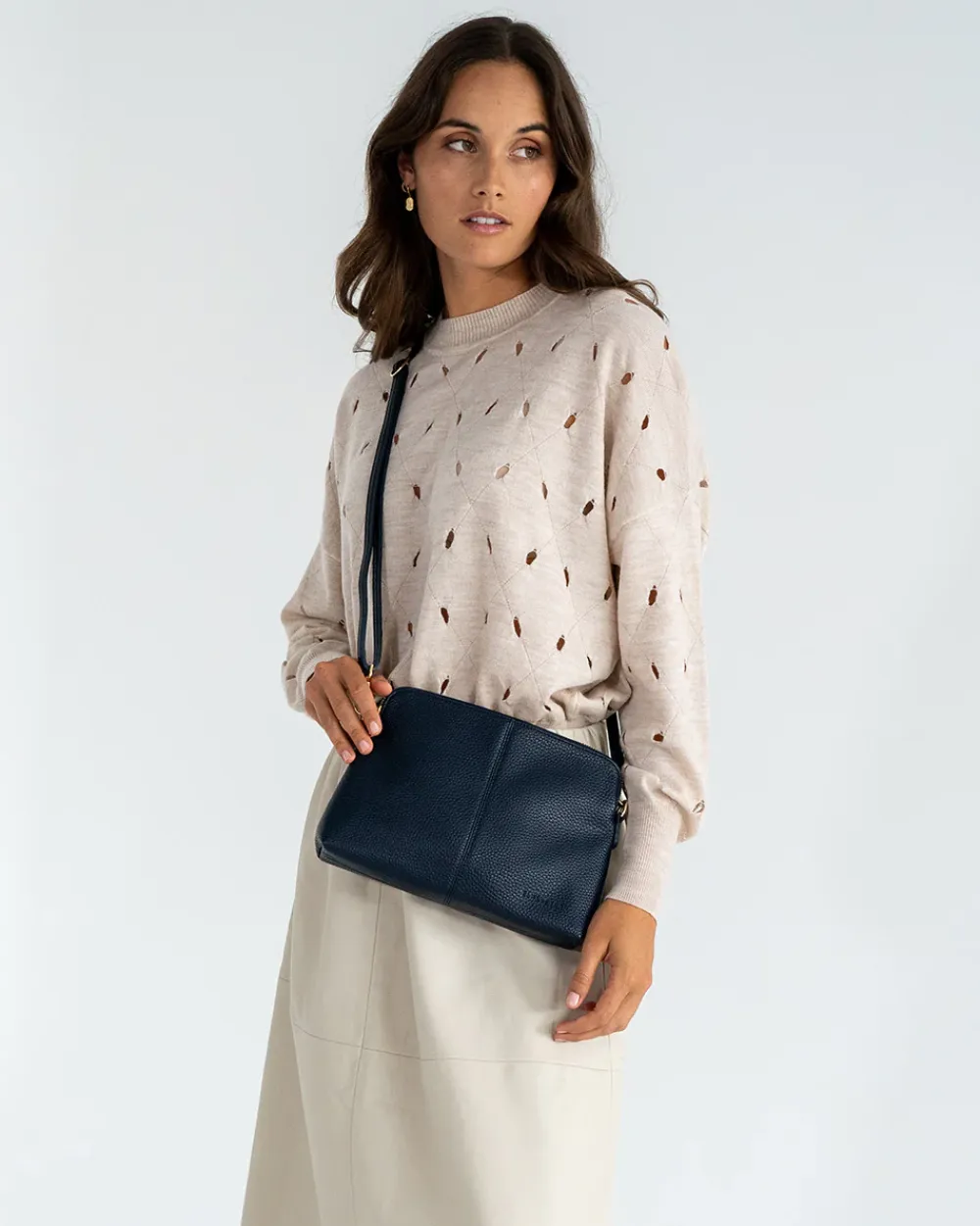 ELMS+KING Burbank Crossbody Large - French Navy
