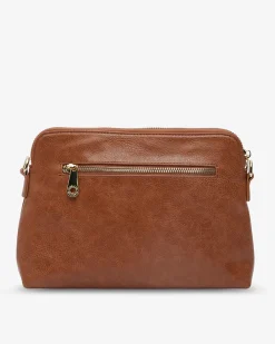 ELMS+KING Burbank Crossbody Large - Tan Pebble