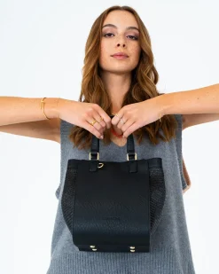 ELMS+KING Carnegie Tote - Black Weave