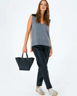 ELMS+KING Carnegie Tote - Black Weave