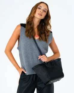 ELMS+KING Carnegie Tote - Black Weave