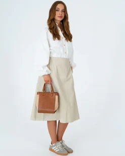 ELMS+KING Carnegie Tote - Tan Weave