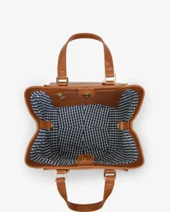 ELMS+KING Carnegie Tote - Tan Weave