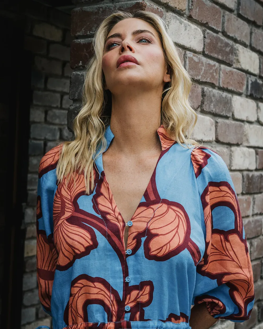 ELMS+KING Cascada Maxi Dress - Hibiscus