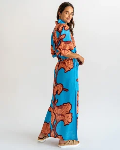 ELMS+KING Cascada Maxi Dress - Hibiscus