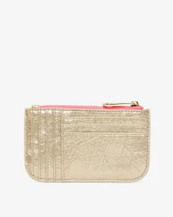 ELMS+KING Centro Wallet - Light Gold Crinkle
