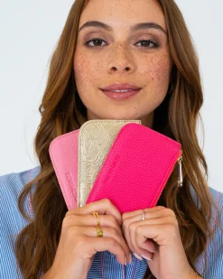 ELMS+KING Centro Wallet - Light Gold Crinkle