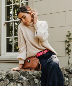 ELMS+KING Cotton Belt - Hot Pink & Bronze