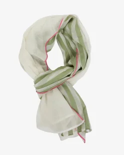 ELMS+KING EK Scarf - Khaki Stripe