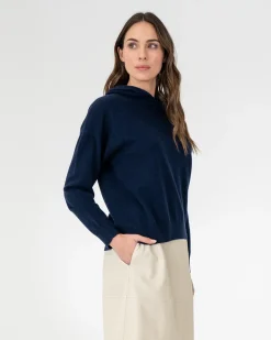ELMS+KING Fort Knit Hoodie - Navy