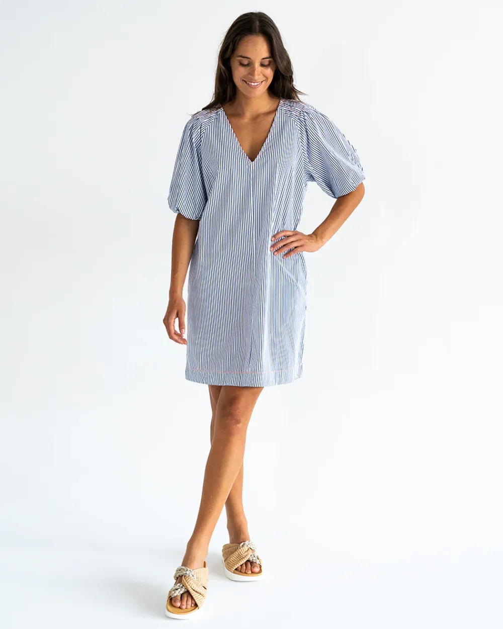ELMS+KING Geneva Mini Dress - Boxer Stripe