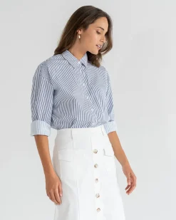 ELMS+KING Harlem Shirt - Boxer Stripe