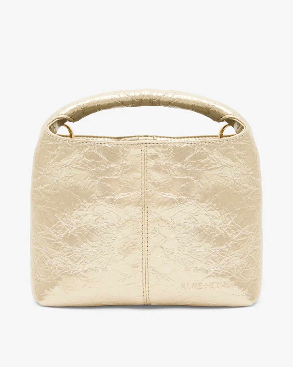 ELMS+KING Linton Crossbody - Light Gold Crinkle