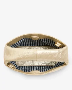 ELMS+KING Linton Crossbody - Light Gold Crinkle