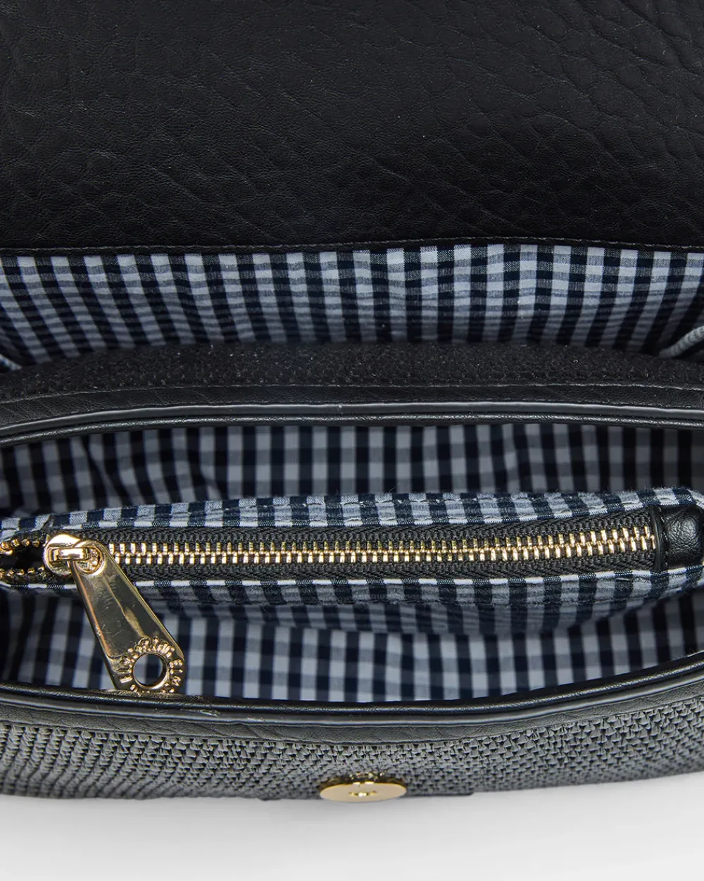 ELMS+KING Lugano Crossbody - Black Weave