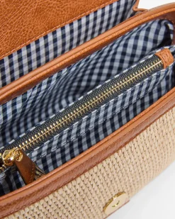 ELMS+KING Lugano Crossbody - Tan Weave