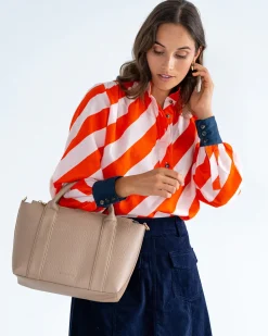 ELMS+KING Messina Tote - Latte