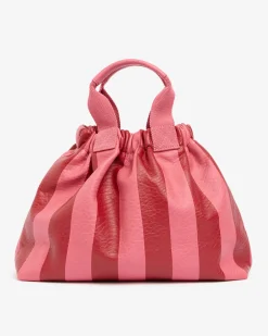 ELMS+KING Montague Tote - Burgundy Stripe
