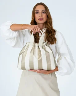 ELMS+KING Montague Tote - Gold Stripe