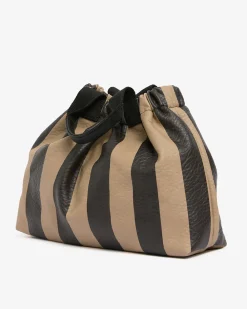 ELMS+KING Montague Tote - Latte Stripe