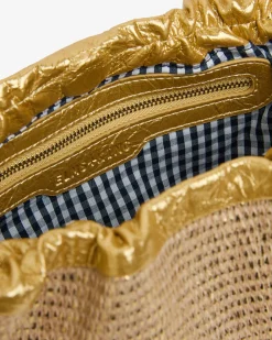 ELMS+KING Monty Bag - Gold Weave