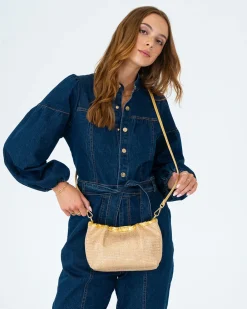ELMS+KING Monty Bag - Gold Weave