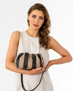 ELMS+KING Monty Bag - Latte Stripe
