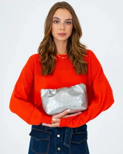 ELMS+KING Monty Bag - Silver Crinkle