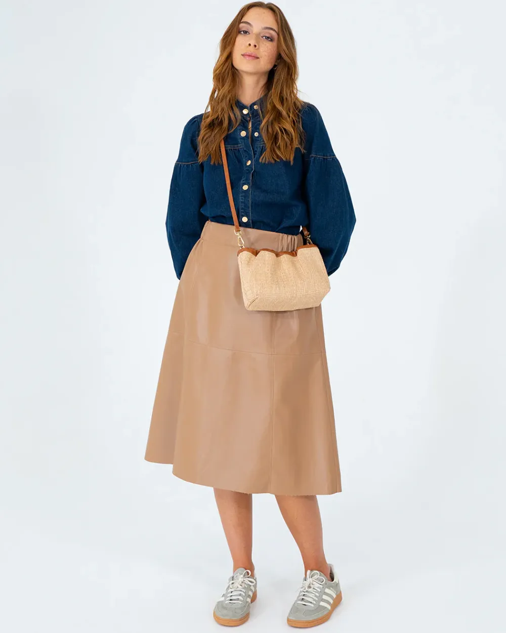 ELMS+KING Monty Bag - Tan Weave