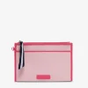 ELMS+KING New York Coin Purse - Fuchsia w/Canvas