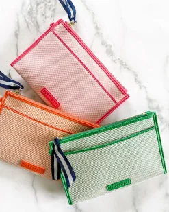 ELMS+KING New York Coin Purse - Fuchsia w/Canvas