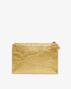 ELMS+KING New York Coin Purse - Gold Crinkle