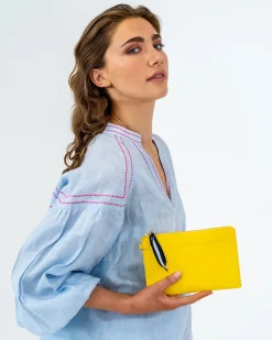 ELMS+KING New York Coin Purse - Lemon