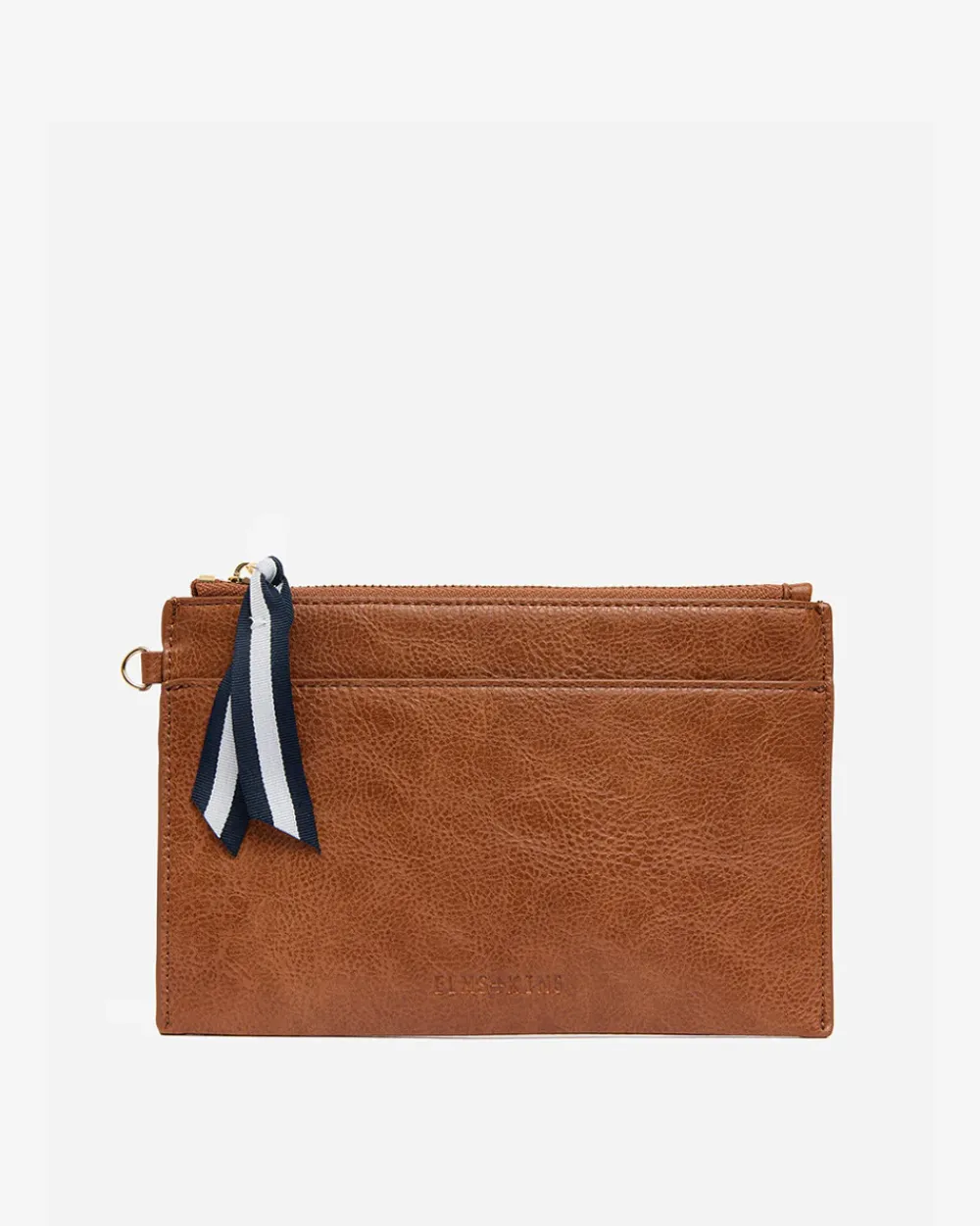 ELMS+KING New York Coin Purse - Tan Pebble