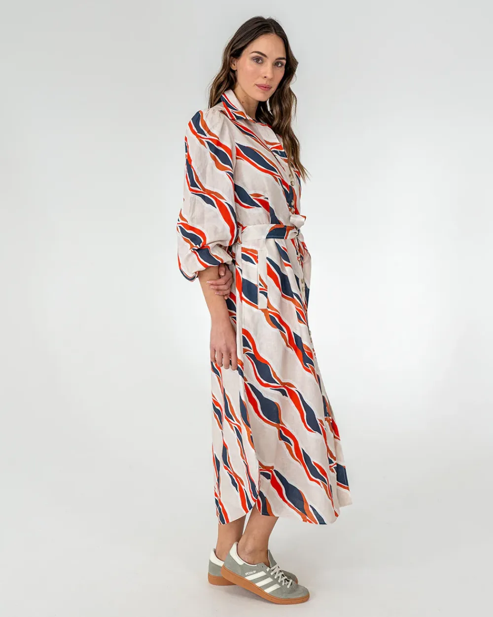 ELMS+KING Palm Beach Shirt Dress - River