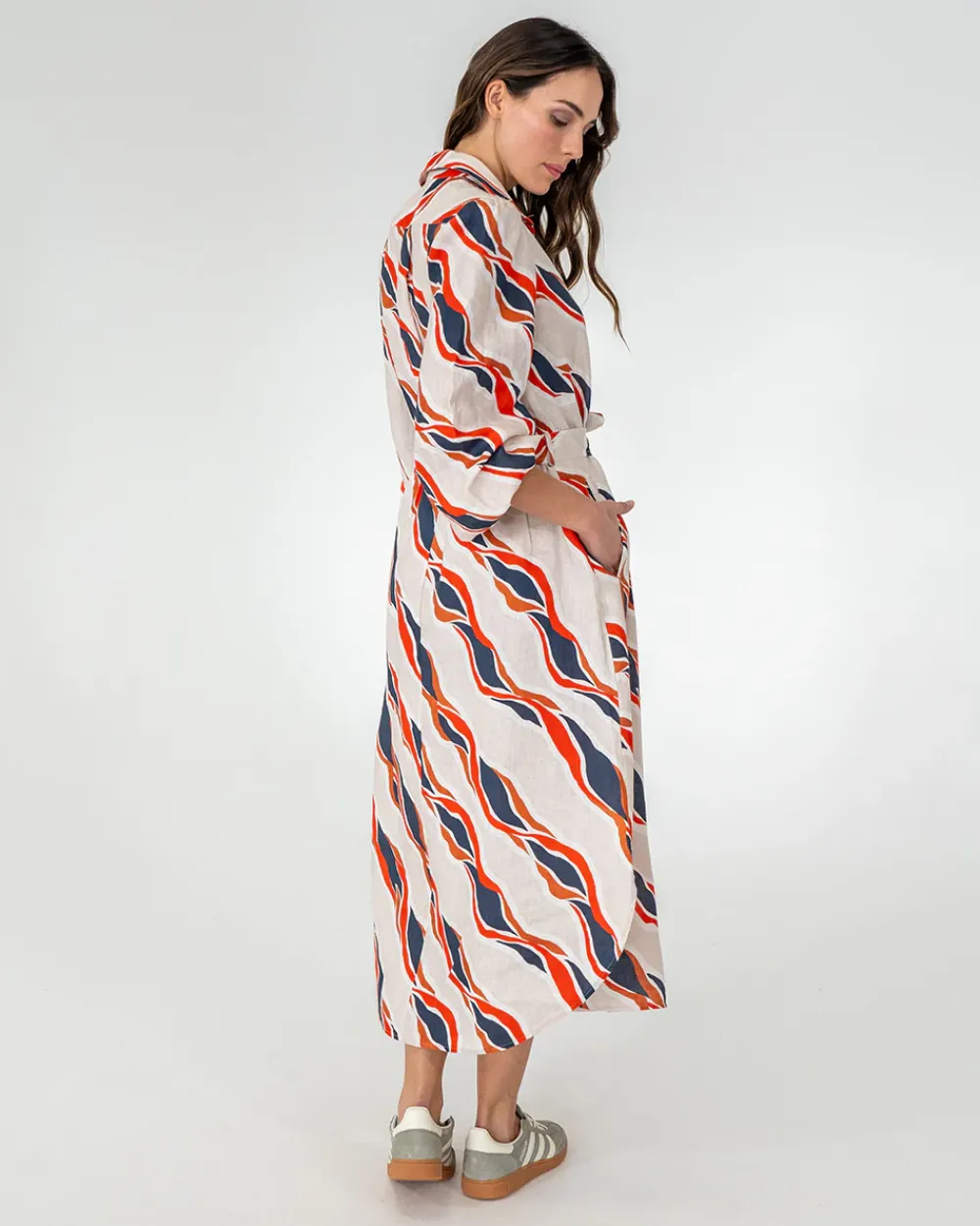 ELMS+KING Palm Beach Shirt Dress - River