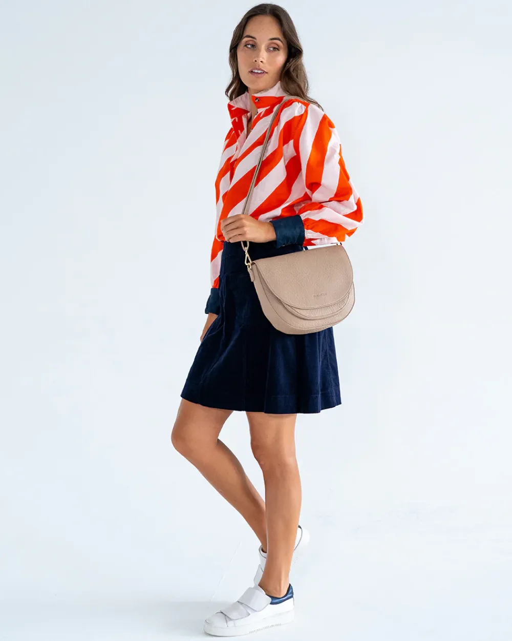 ELMS+KING Salerno Crossbody - Latte