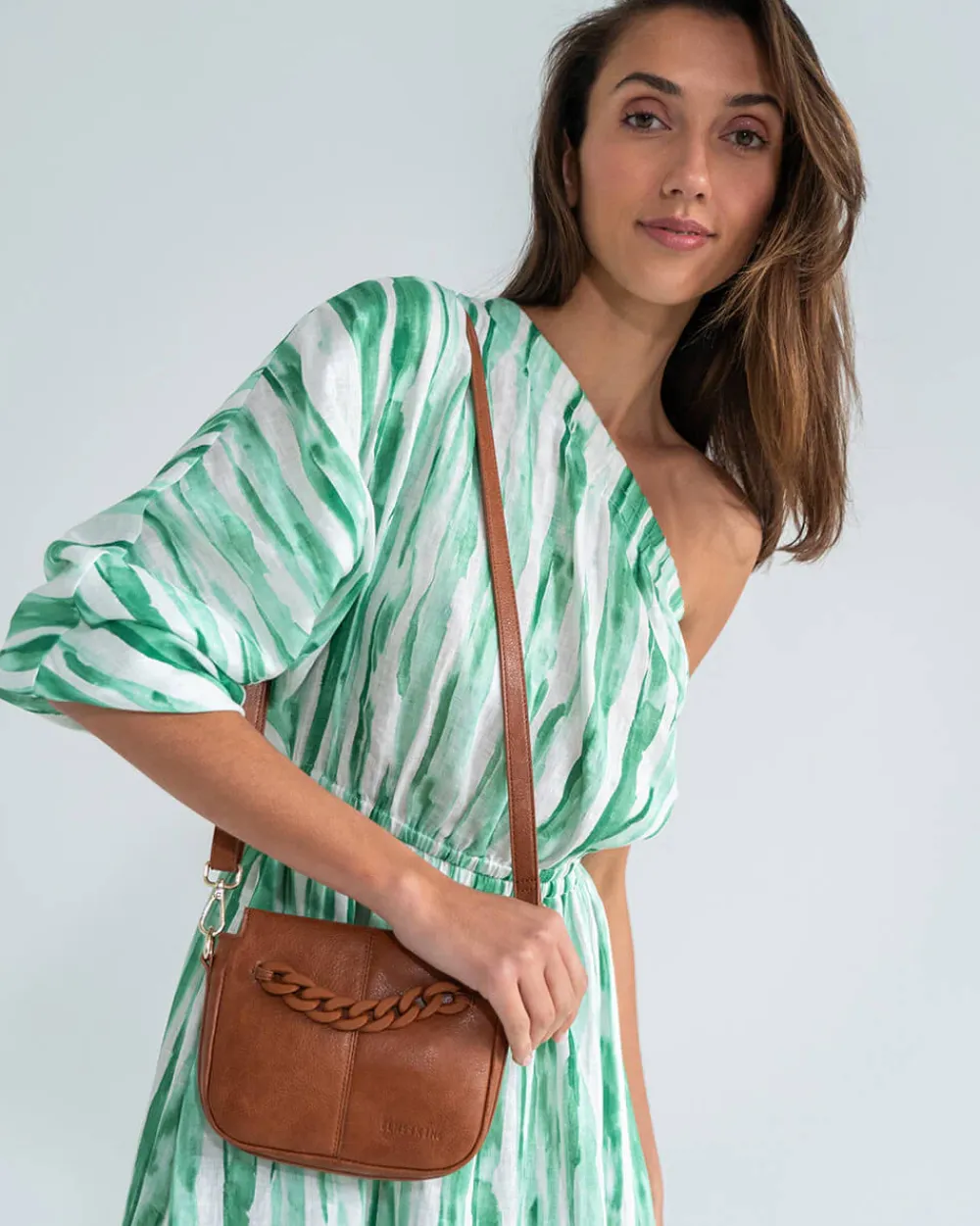 ELMS+KING Shoulder Strap - Tan Pebble